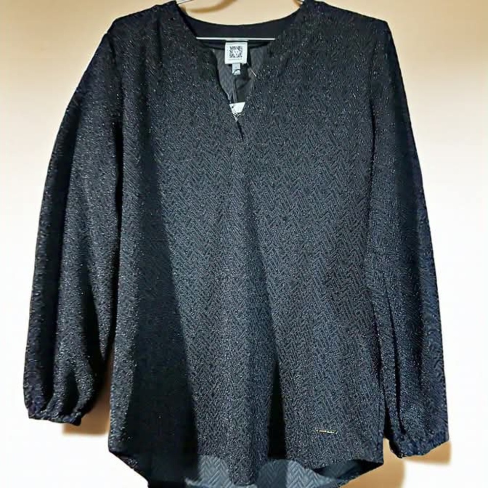 Anne Klein Black Women's Top